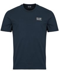 EA7 - T Shirt Train Refined Tee Ss - Lyst
