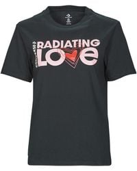 Converse - T Shirt Radiating Love Ss Classic Graphic - Lyst