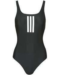 adidas - Swimsuits 3-stripes V-back Swimsuit - Lyst