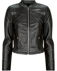 Vero Moda - Leather Jacket Vmfavodona Coated Jacket Noos - Lyst