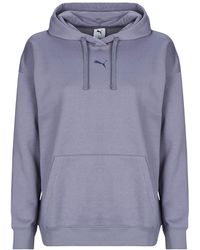 PUMA - Hoodies Ess Cat Logo Relaxed Hoodie Fl - Lyst