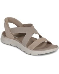 Skechers - Flat Sandals Go Walk Flex Sandal Glimmer Up - Lyst