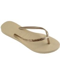 Havaianas - Flip Flops / Sandals (shoes) Slim Glitter Ii - Lyst