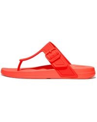 Fitflop - Flip Flops / Sandals (shoes) Iqushion Adjustable Buckle Flip-flops - Lyst