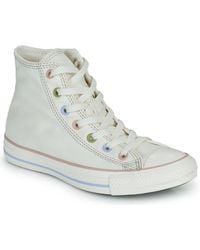Converse - Shoes (high-top Trainers) Chuck Taylor All Star Mixed Material - Lyst