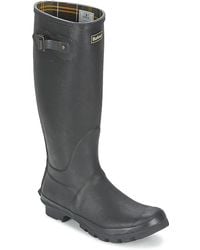 barbour bede wellies mens black
