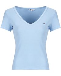 Tommy Hilfiger - T Shirt Tjw Slim Essential Rib V Ss - Lyst