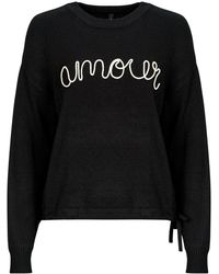 ONLY - Sweatshirts Onlkatia Ls Text - Lyst