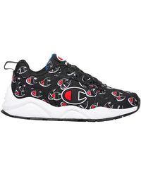 Champion Hyper C Wave Slides in Black for Men | Lyst