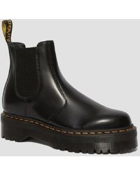 platform dr marten chelsea boots