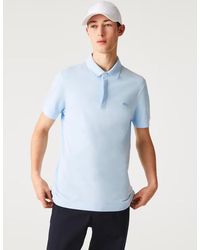 Lacoste Paris Edition Regular Fit Stretch Cotton Pique Polo Kingdom in Blue  for Men | Lyst