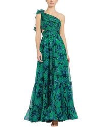 Mac Duggal - Dnu Ruffle Tiered Cut-Out Chiffon Gown - Lyst