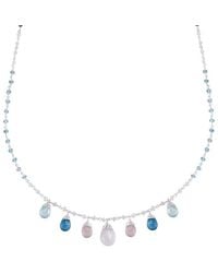 Samuel B. - 8.50 Ct. Tw. Multi Stone Necklace - Lyst