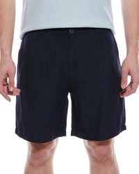 Tahari - Woven Flat Front Linen-Blend Short - Lyst