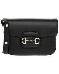 Gucci - Horsebit 1955 Soft Medium Leather Shoulder Bag - Lyst