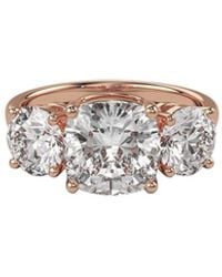 Lab Grown Diamonds - 14K Rose 4.80 Ct. Tw. Lab-Grown Diamond Ring - Lyst