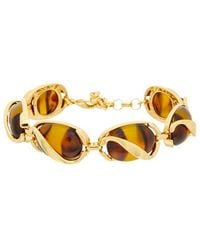 Kenneth Jay Lane - Plated Link Bracelet - Lyst