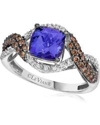 Le Vian - Ocean Wave 14K 1.93 Ct. Tw. Diamond & Tanzanite Half-Eternity Ring - Lyst