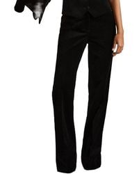 Reiss - Parisa Velvet Flare Trouser - Lyst