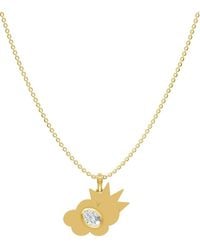 Lab Grown Diamonds - 18K Over 0.85 Ct. Tw. Lab-Grown Diamond Necklace - Lyst
