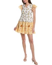 Garrie B - Tiered Mini Dress - Lyst