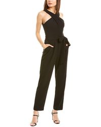 eliza j peplum jumpsuit