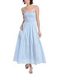 Rag & Bone - Hallie Poplin Maxi Dress - Lyst