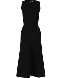 Ferragamo - Sleeveless Midi Dress - Lyst