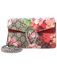 Gucci - Blooms Print Gg Coated Canvas Dionysus Bag Super Mini (Authentic Pre-Loved) - Lyst