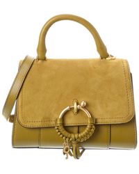 See By Chloé - See By Chloe Joan Ladylike Leather & Suede Satchel - Lyst