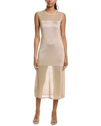 Kenneth Cole - Semi Sheer Dress - Lyst
