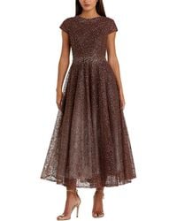 Mac Duggal - Embellished Cap Sleeve A-Line Dress - Lyst