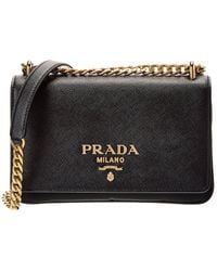 Prada - Saffiano Leather & Nylon Crossbody - Lyst