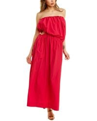 Esse Studios - Strapless Midi Dress - Lyst
