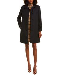 Burberry The Pimlico Heritage Car Coat - Blue