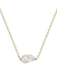 Effy Fine Jewelry - 14K Over 26.0X18.0Mm Pearl Necklace - Lyst