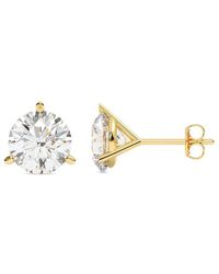 Lab Grown Diamonds - 14K 4.00 Ct. Tw. Lab-Grown Diamond Earrings - Lyst
