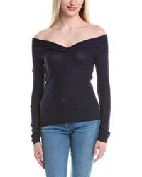 Autumn Cashmere - Off-The-Shoulder Cashmere Sweater - Lyst