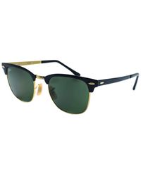 Ray-Ban Unisex Clubmaster Metal 51mm Sunglasses - Green