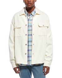 FRAME - Textured Terry Overshirt - Lyst