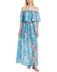 Marion - Draped Off-The-Shoulder Maxi Dress - Lyst