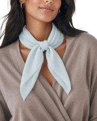 Blue Pacific - Solid Cashmere-Blend Neckerchief - Lyst