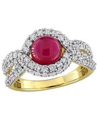 Rina Limor - Plated 3.46 Ct. Tw. Lab-Grown Gemstone Ring - Lyst