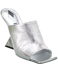 The Attico - Cheope Leather Mule - Lyst