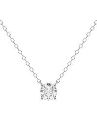 Lab Grown Diamonds - 14K 0.25 Ct. Tw. Lab-Grown Diamond Necklace - Lyst