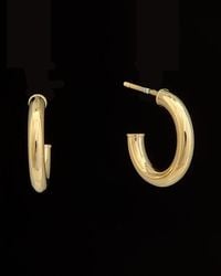 Italian Gold - 14k Half Hoops - Lyst