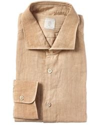 Eleventy - Dandy Linen Shirt - Lyst