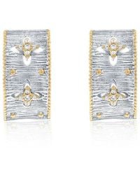 Suzy Levian CZ Jewelry - Suzy Levian Cz Huggie Earrings - Lyst