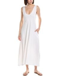 ATM - Scoop Neck Tank Dress - Lyst
