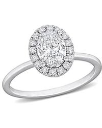 Rina Limor - 14K 1.26 Ct. Tw. Diamond Halo Ring - Lyst